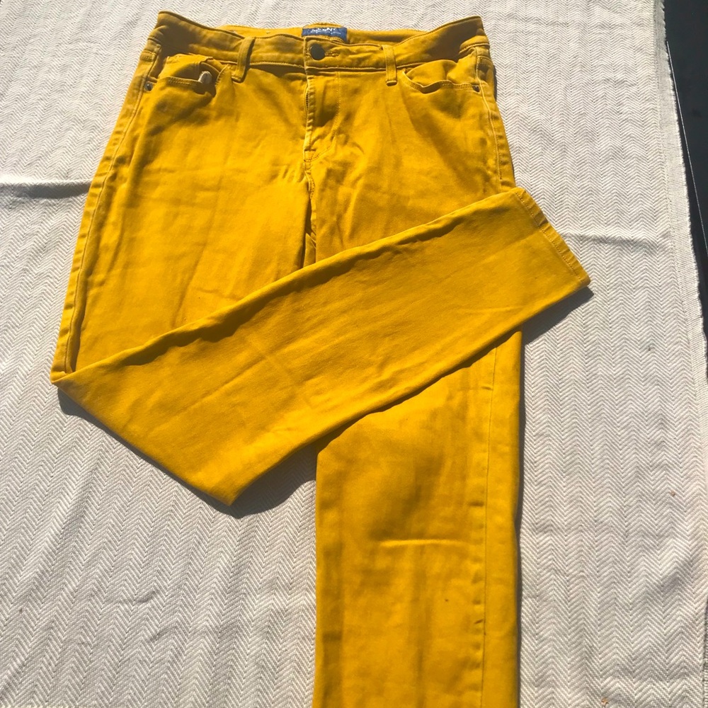 Mustard slim jean (Old Navy 8”)